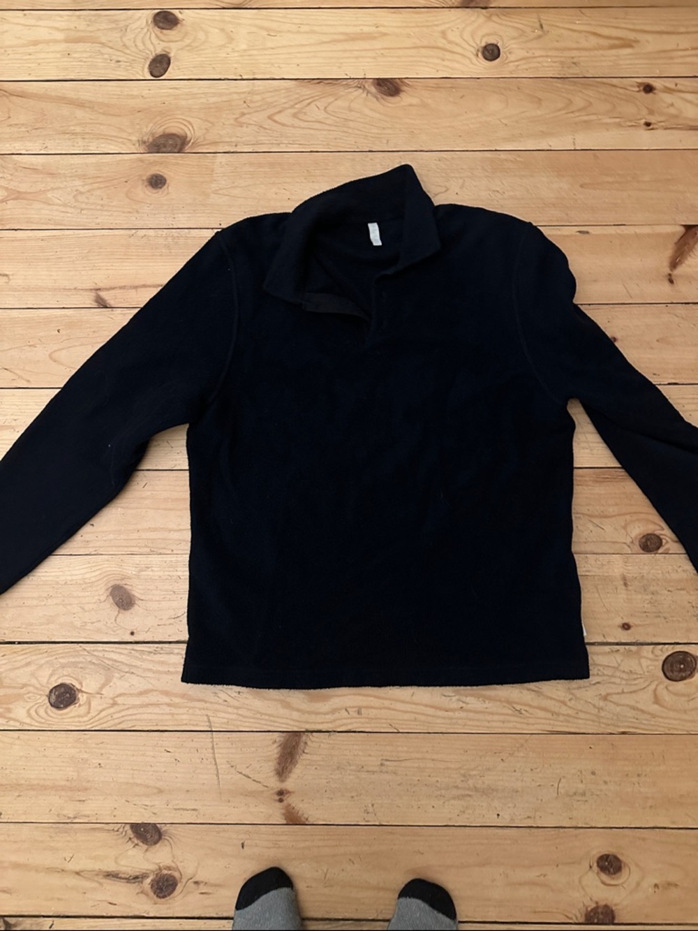 046517 Trip in a bag Men's Navy Fleece Sweater